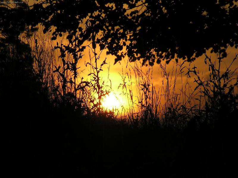 Foto: z�pad slunce